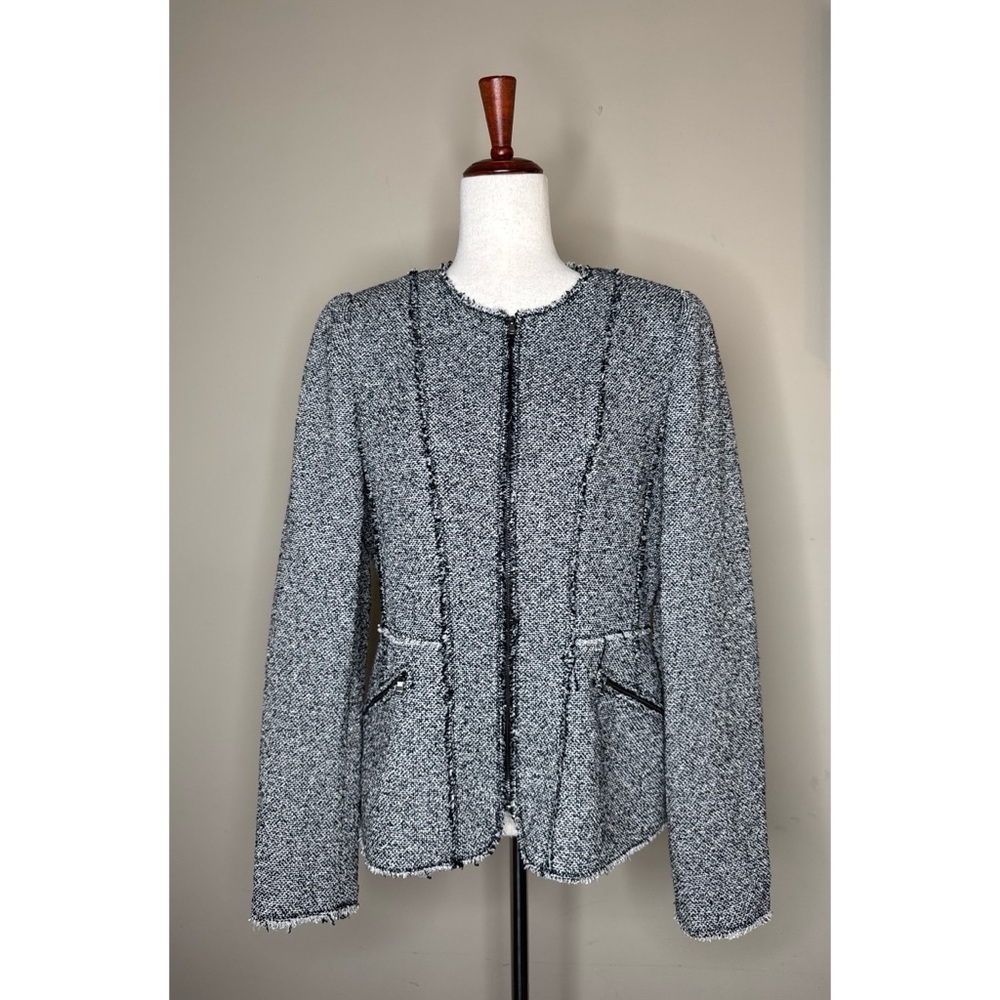 Rebecca Taylor Tweed Blazer Jacket Size 10